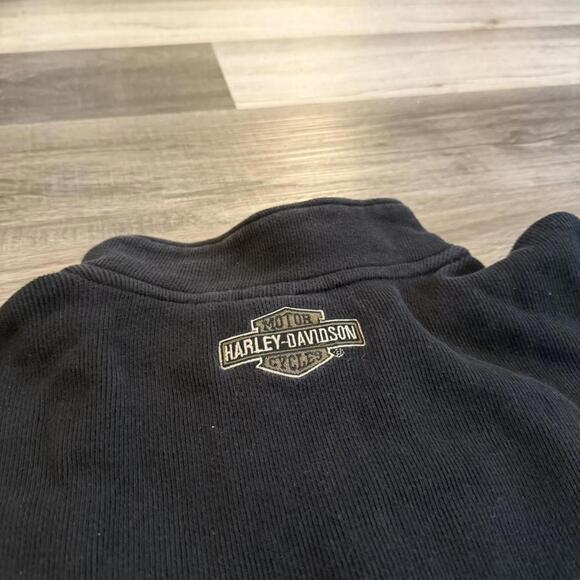 Vintage Harley Davidson quarter zip sweatshirt 2010 L - Picture 7 of 8